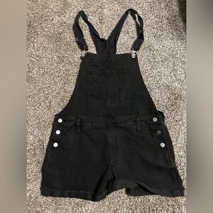(6/$10) No Boundaries Black Denim Overalls